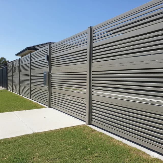 INSTALLING NEW METAL FENCE