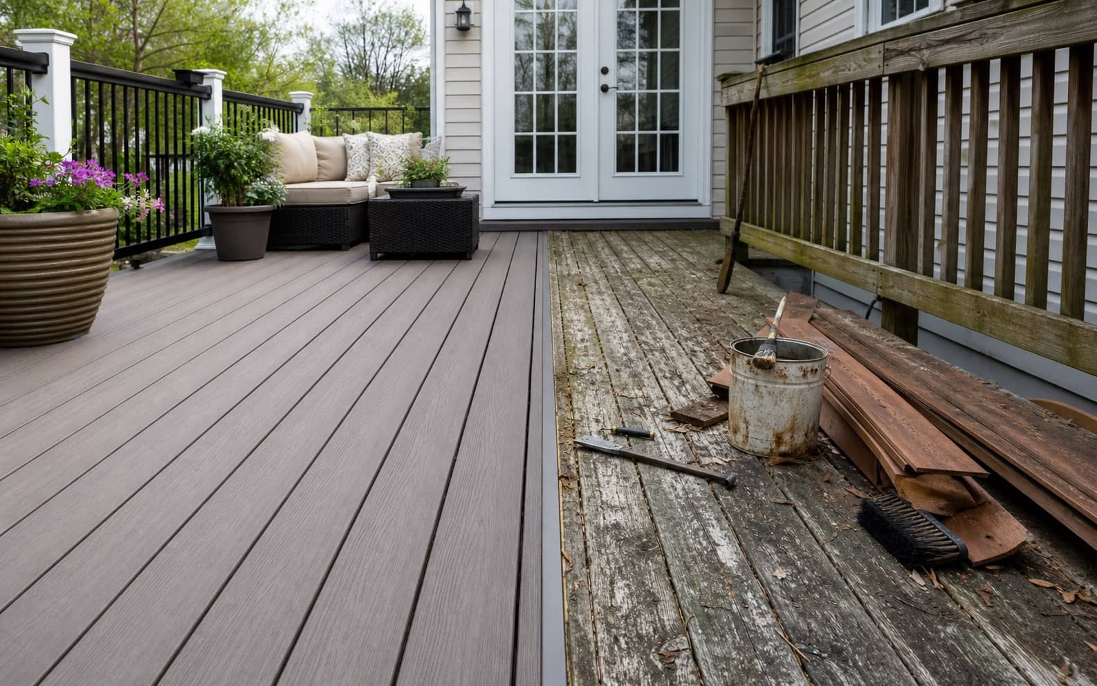 Composite Deck vs. Wood Deck: Total Cost Over 20 Years