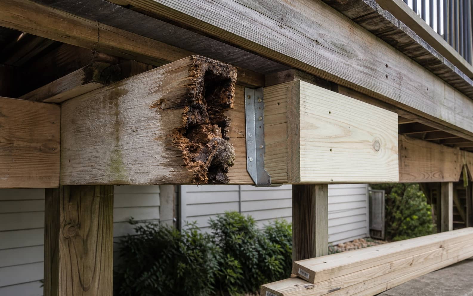 2016 Decks Are Hitting the 10-Year Problem: Framing Rot, Ledger Damage, and Replacement Decisions