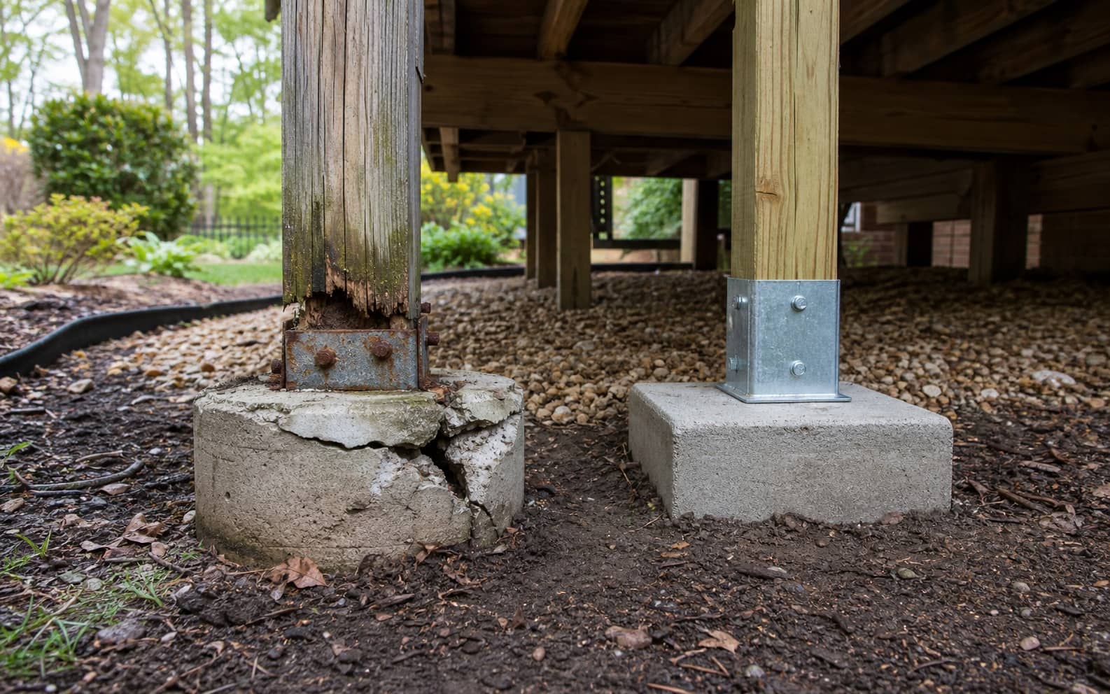 Deck Post and Footing Problems: When to Replace and What It Costs