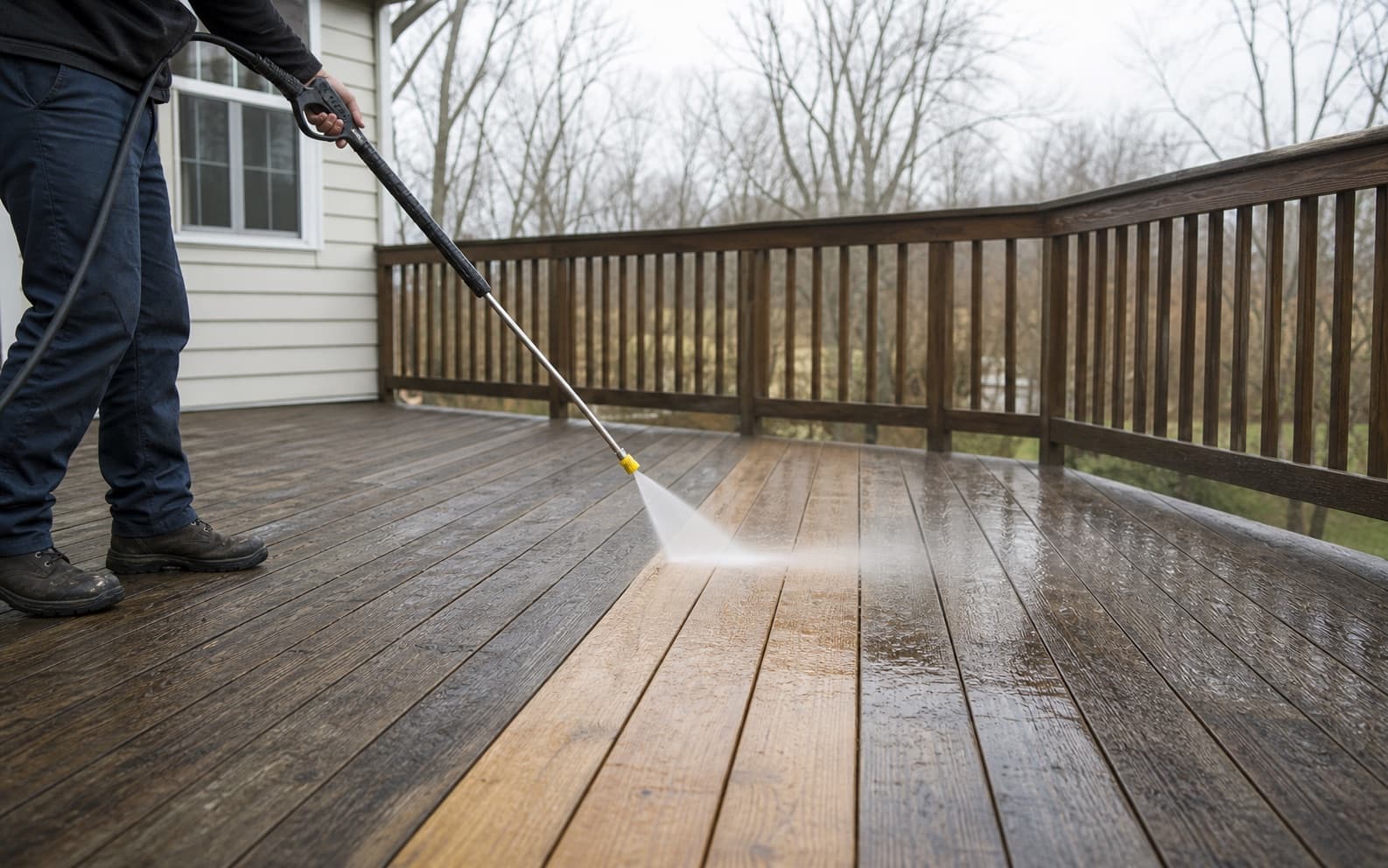 How to Power Wash a Deck Without Causing Damage