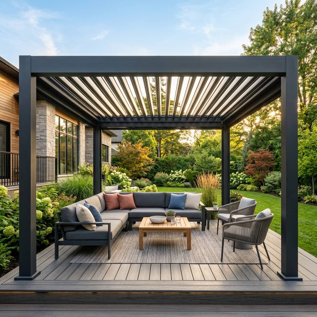 Louvered Pergolas Over a Deck: The 2026 Outdoor Living Upgrade