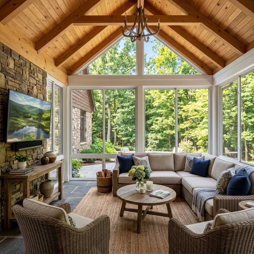 Screened Porch vs. Three-Season Room: Which is Best for Virginia Climates?