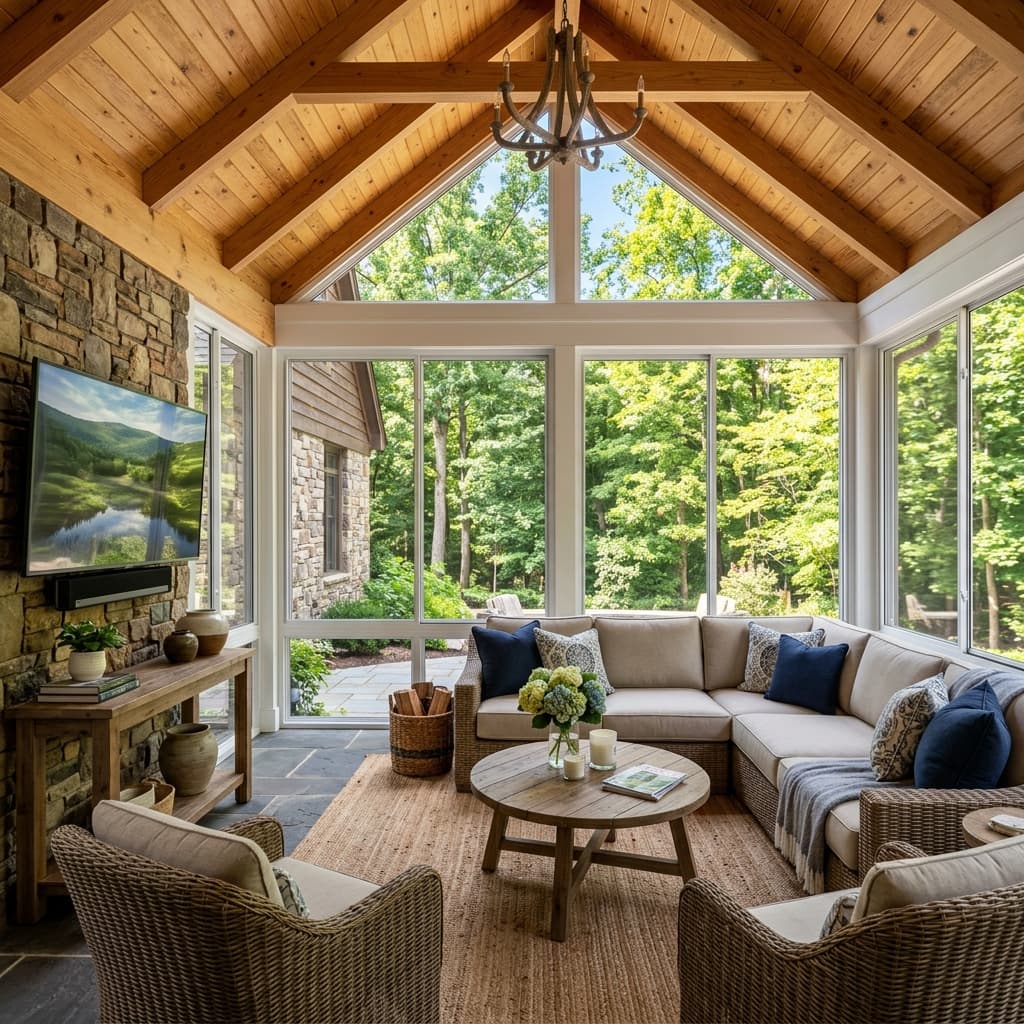 Screened Porch vs. Three-Season Room: Which is Best for Virginia Climates?