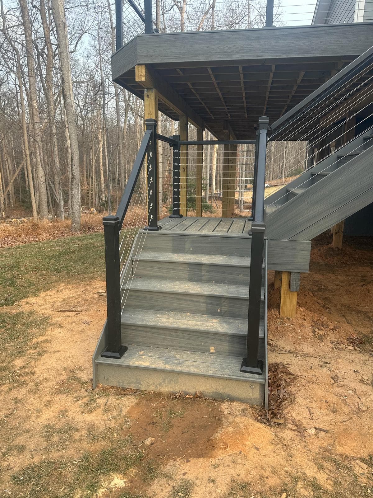 High-End Custom Decking in Montclair, Virginia detail photo by Loudoun Decks