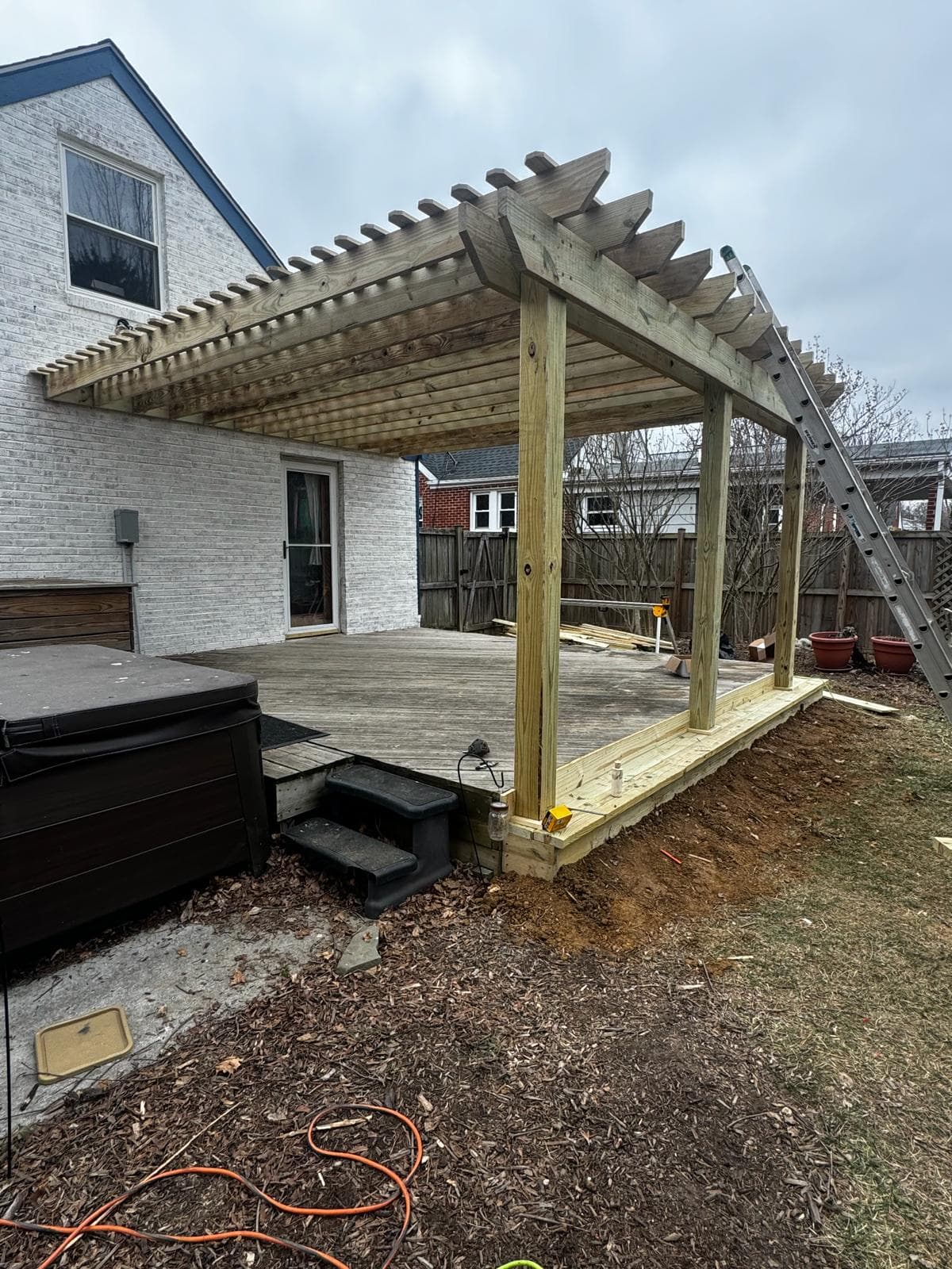 Loudoun Decks custom deck project 1 in Northern Virginia