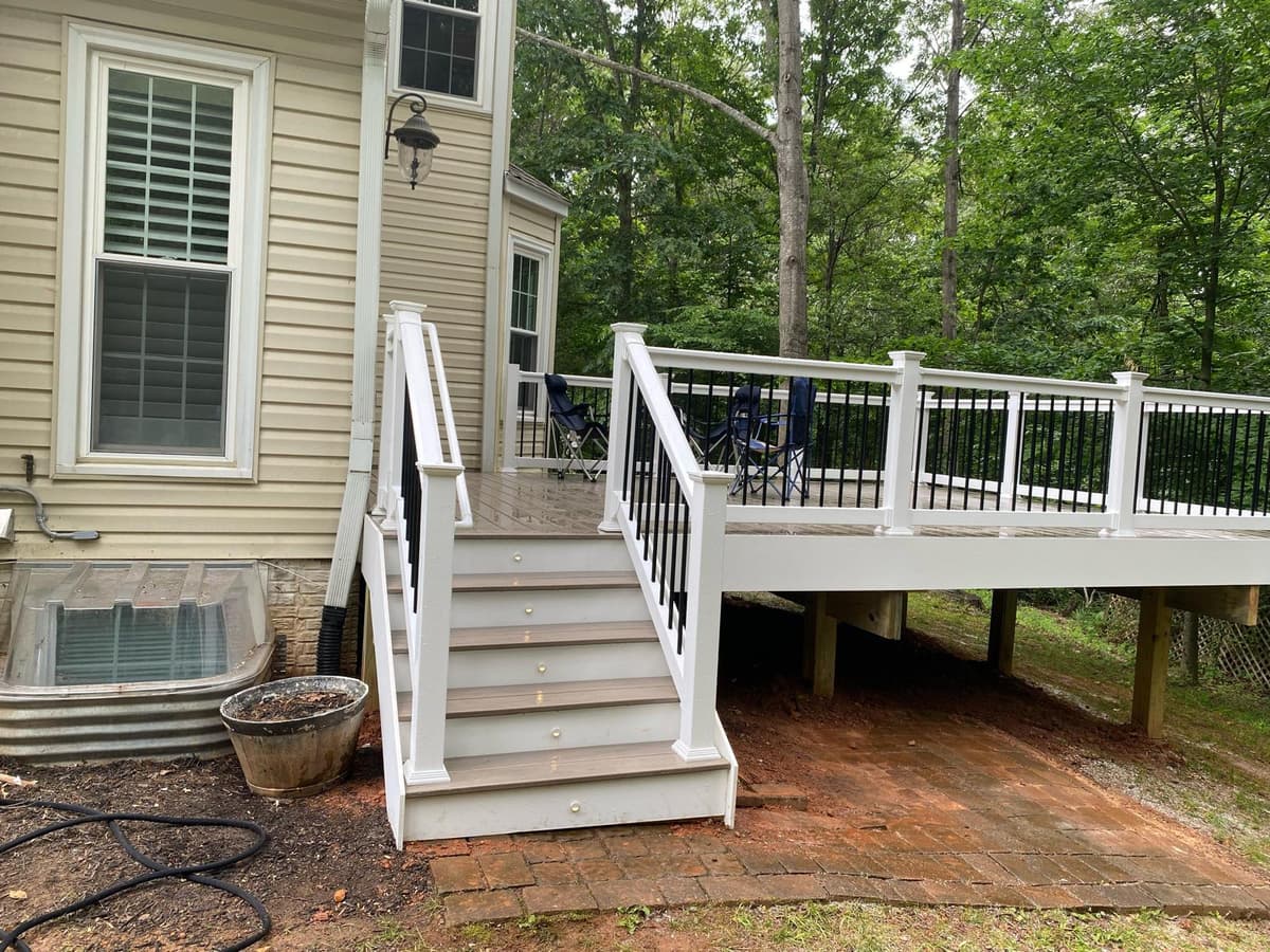 Loudoun Decks custom deck project 6 in Northern Virginia