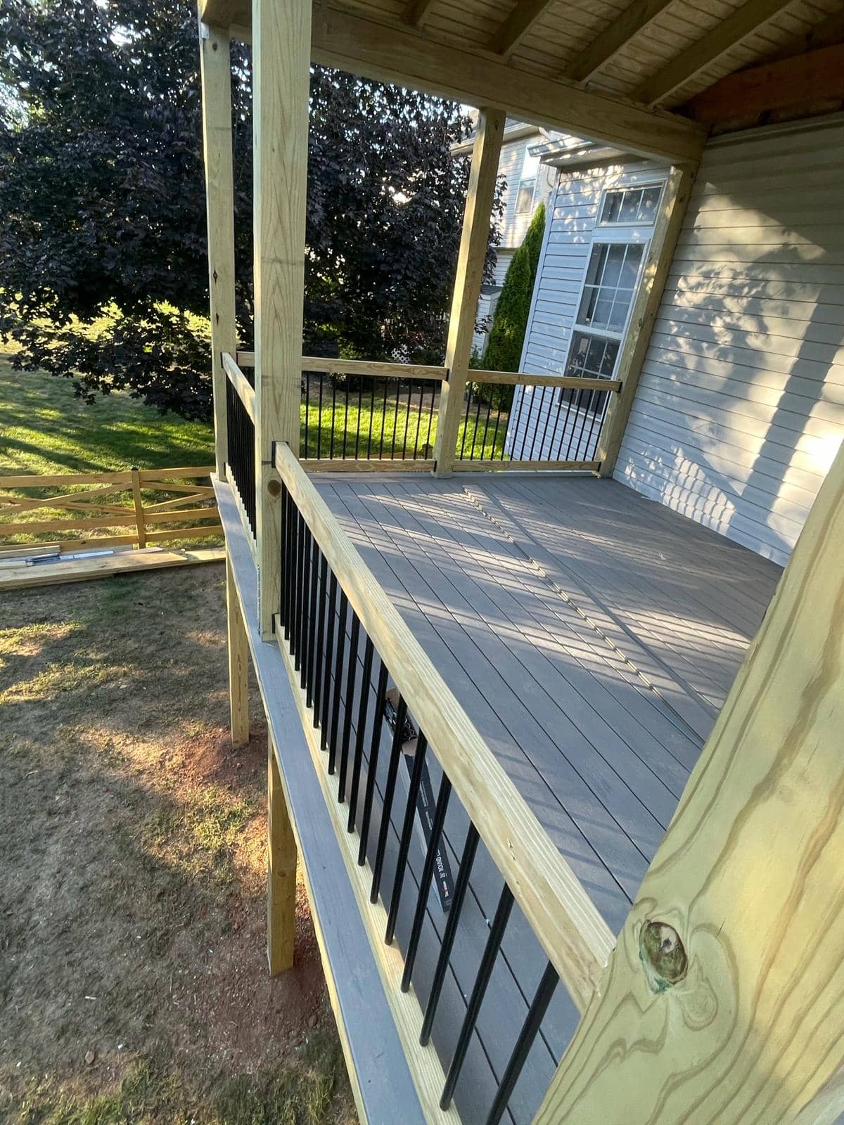 Wood vs composite deck long-term cost in Northern Virginia