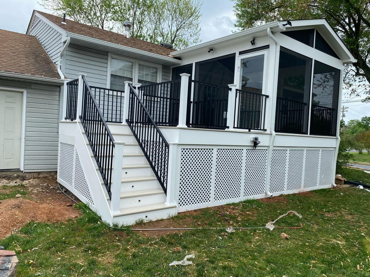 Loudoun Decks custom deck project 5 in Northern Virginia