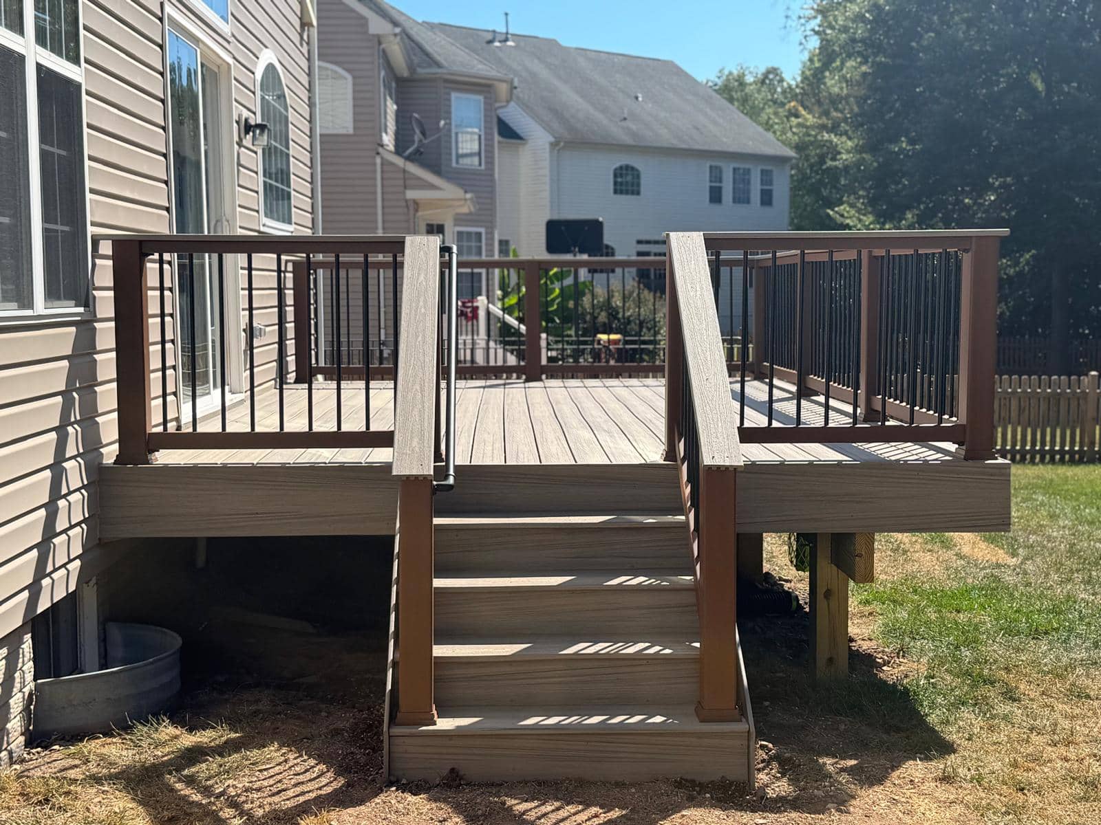 Comparing a screened porch with an open deck in Northern Virginia