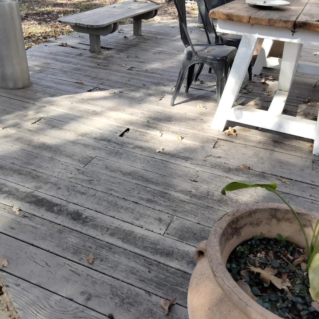 Aging Northern Virginia deck requiring structural restoration by Loudoun Decks